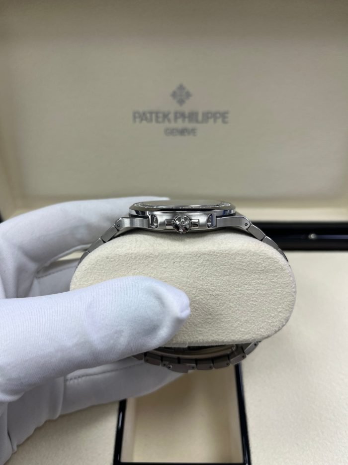 Green dial silver stainless steel strap men's watch 40 mm - Image 8