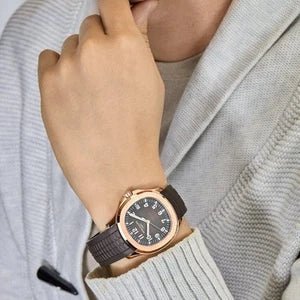 Brown dial with brown silicone strap watch 40.8 mm - Image 2