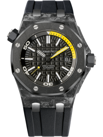 Black strap ?C Titanium black dial ?C Watch ?C 42mm