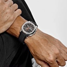 Coffee dial with khaki black silicone strap watch 42.2 mm - Image 18