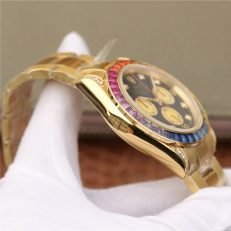 Daytona Rainbow Diamond Yellow Gold Stainless Steel 40mm - Image 20