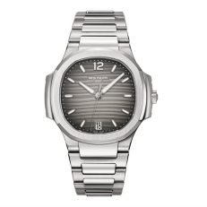 Silver-white dial. silver stainless steel strap. watch 35.2 mm - Image 10
