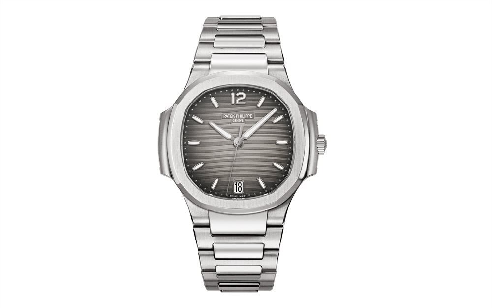 Silver-white dial. silver stainless steel strap. watch 35.2 mm