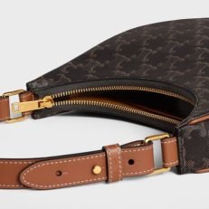 AVA BAG IN TRIOMPHE CANVAS AND CALFSKIN TAN - Image 8