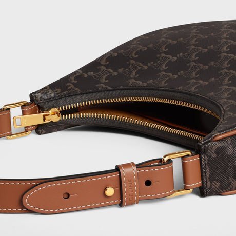 AVA BAG IN TRIOMPHE CANVAS AND CALFSKIN TAN - Image 4