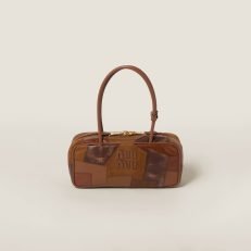 Beau leather patchwork bag - Image 7