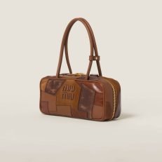 Beau leather patchwork bag - Image 8