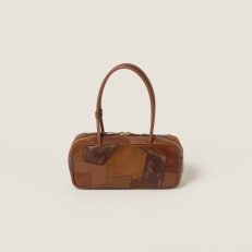 Beau leather patchwork bag - Image 9
