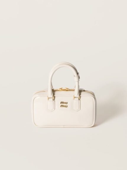 Arcadie patent leather mini-bag