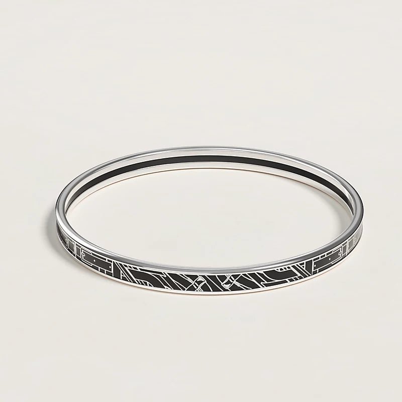 “Toy Lock Ring” Enamel Bracelet - Image 2