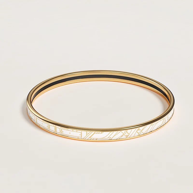 “Toy Lock Ring” Enamel Bracelet - Image 2