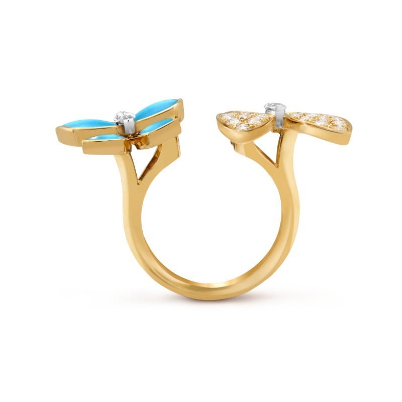 Two Butterfly Between the Finger ring - Image 2
