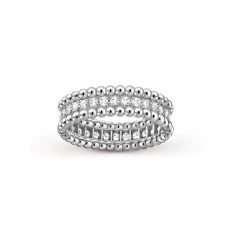 Perlée diamonds ring. 1 row - Image 5