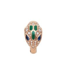 Serpenti Seduttori gilded snake ring - Image 6