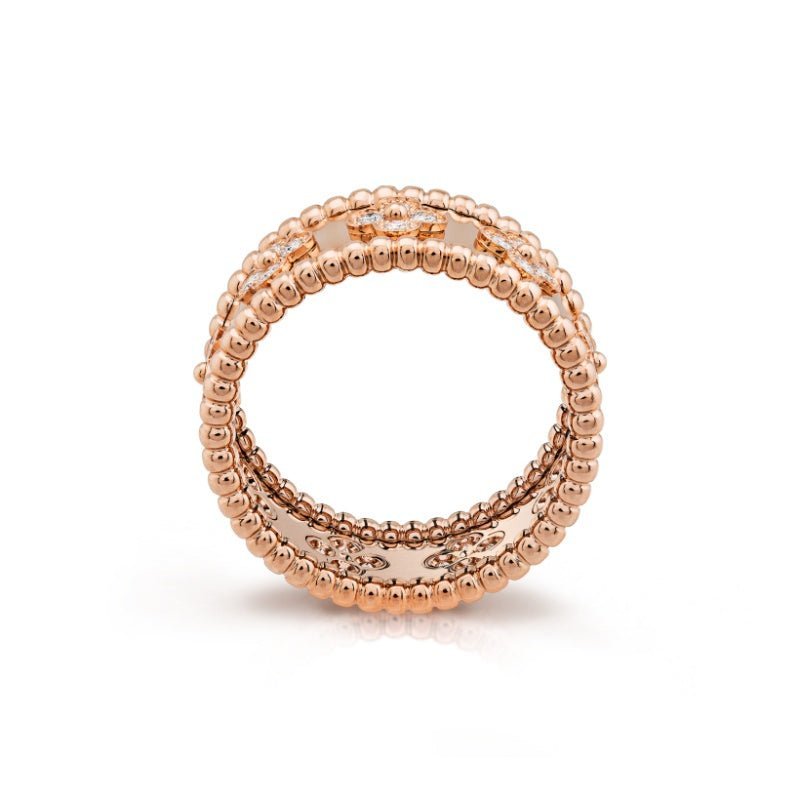 Perlée clovers ring. small model - Image 2