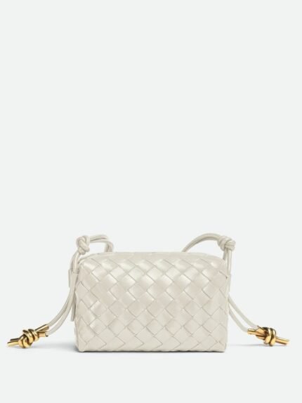 Bottega Veneta Mini Ring Camera Bag   Polished Leather