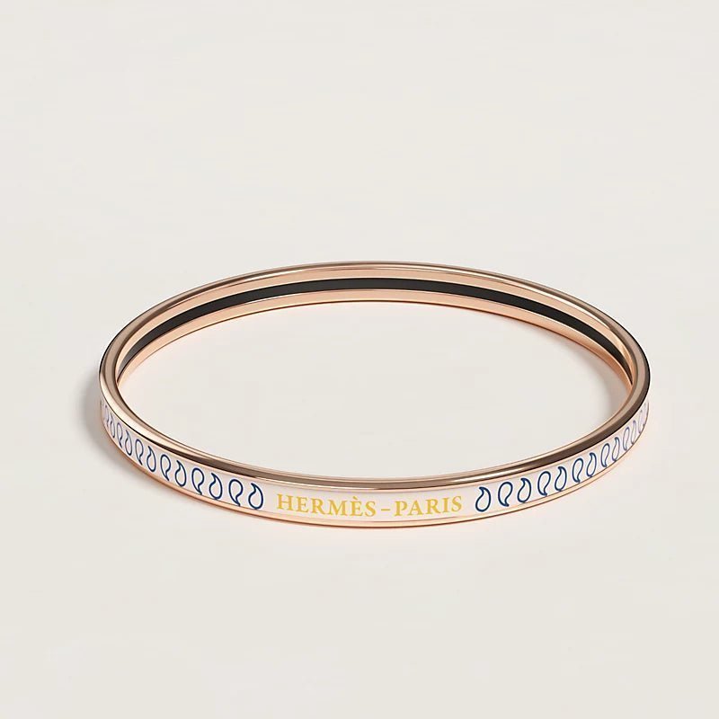 Palmettes Composees enamel bracelet